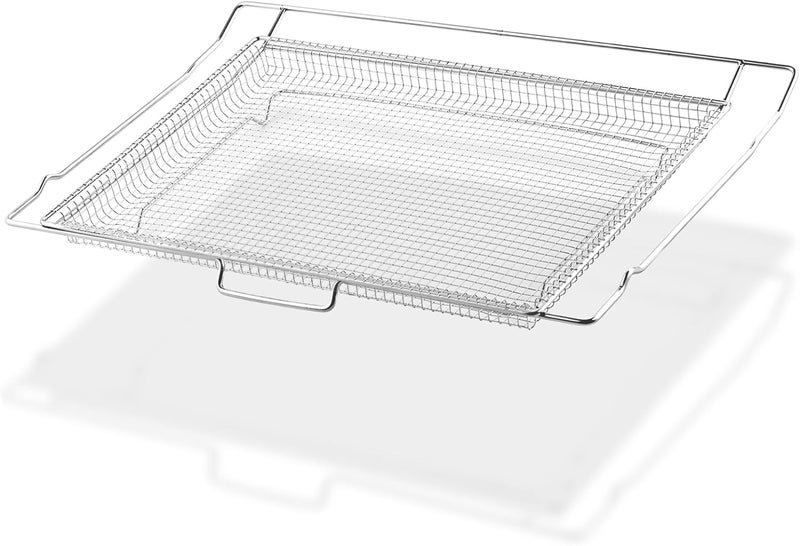 atgestore LRAL302S LRAL303S Air Fryer Basket Replacement Parts for LG Oven Parts 304 Stainless Steel 24.6’’x 16.1’’ Large Air Fryer Rack MHL63531403 LG Gas Range Air Fryer Tray Air Fry Basket Oven Rack Shelf - Image 1